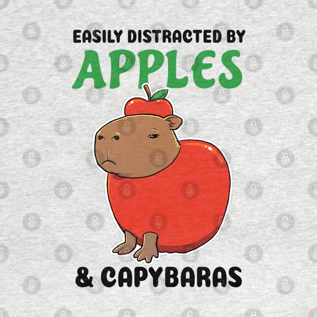 Easily Distracted by Apples and Capybaras by capydays